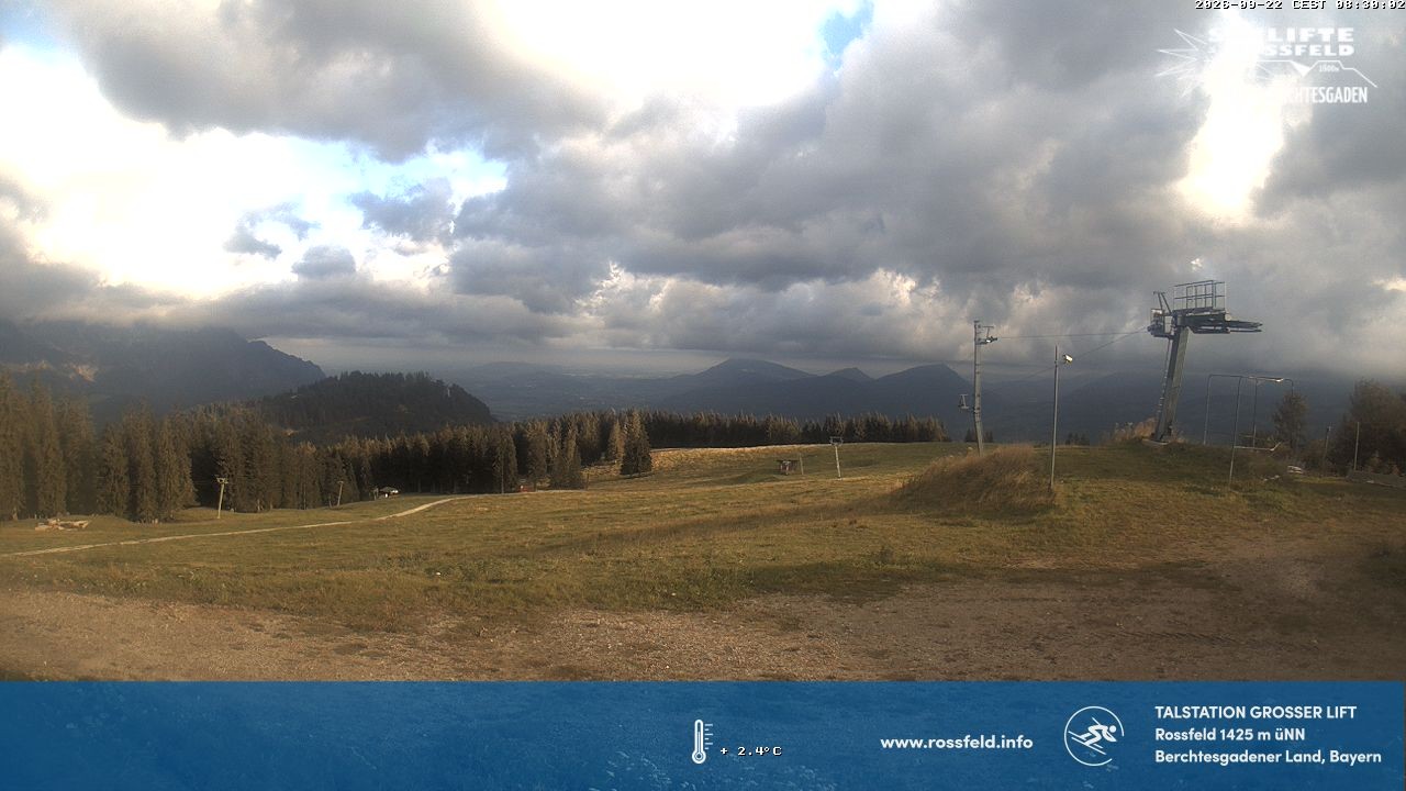 Archiv Foto Webcam Skigebiet Rossfeld: Großer Lift
