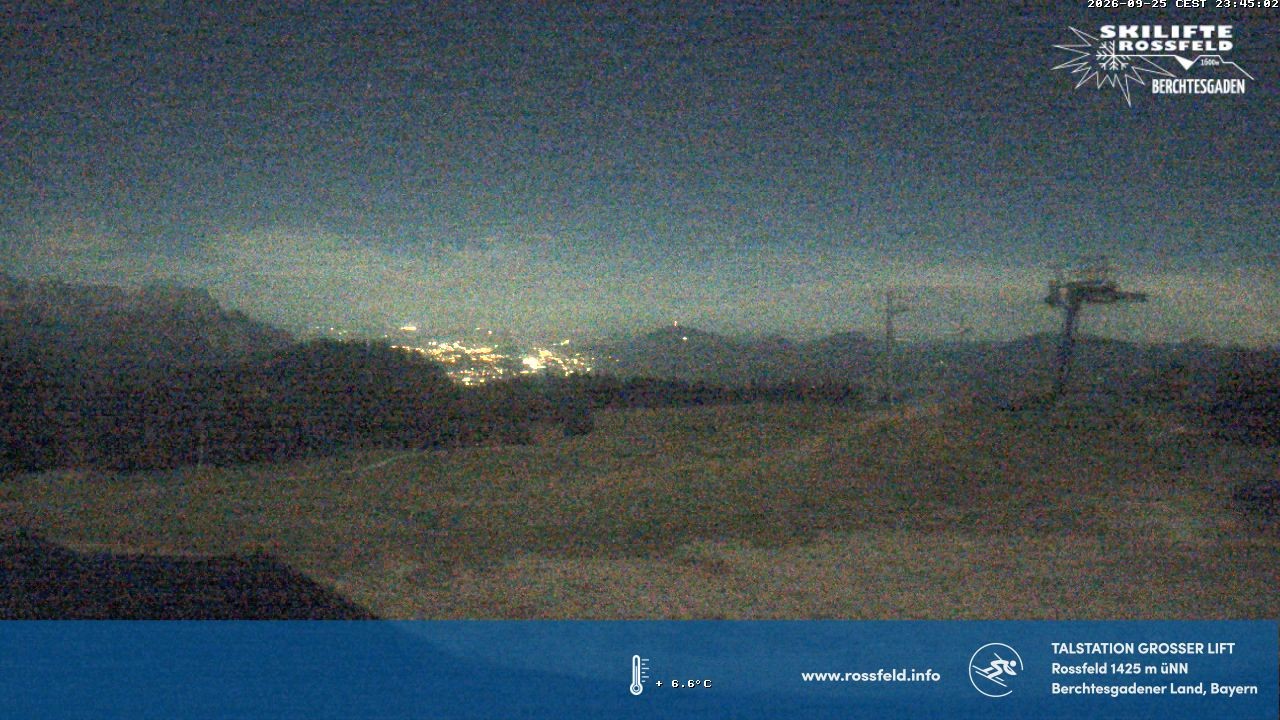Archived image Webcam Rossfeld ski resort: Großer lift T-Bar