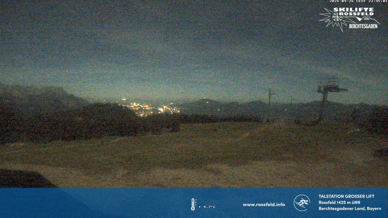 Archiv Foto Webcam Skigebiet Rossfeld: Großer Lift