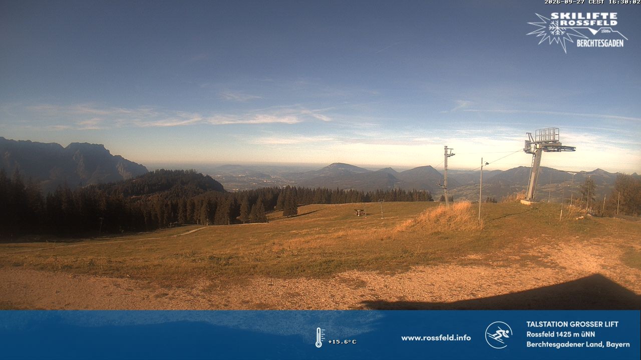 Archiv Foto Webcam Skigebiet Rossfeld: Großer Lift