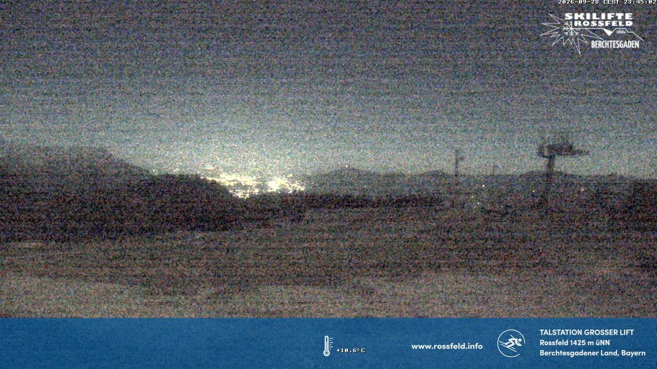 Archived image Webcam Rossfeld ski resort: Großer lift T-Bar