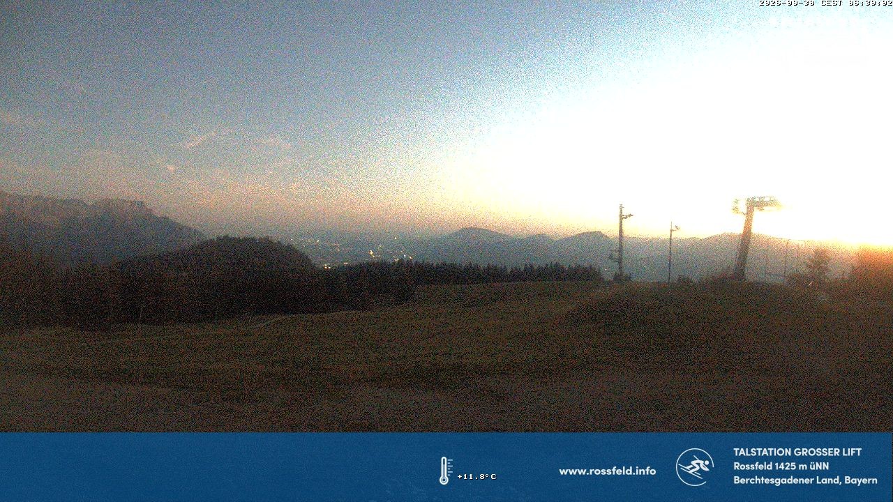 Archiv Foto Webcam Skigebiet Rossfeld: Großer Lift