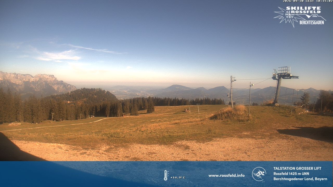 Archiv Foto Webcam Skigebiet Rossfeld: Großer Lift