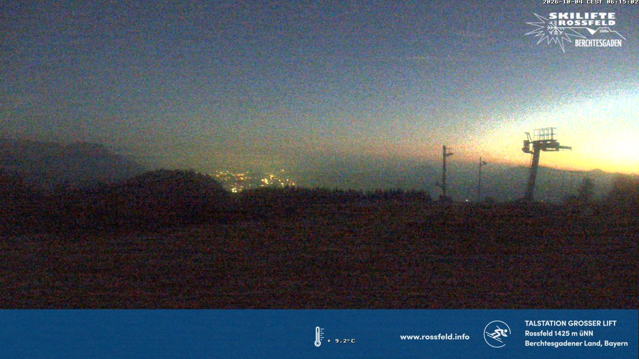 Archiv Foto Webcam Skigebiet Rossfeld: Großer Lift