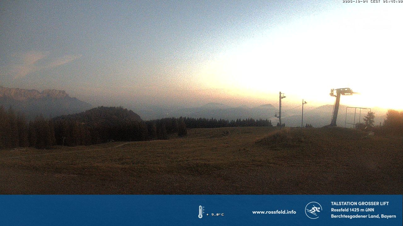 Archiv Foto Webcam Skigebiet Rossfeld: Großer Lift