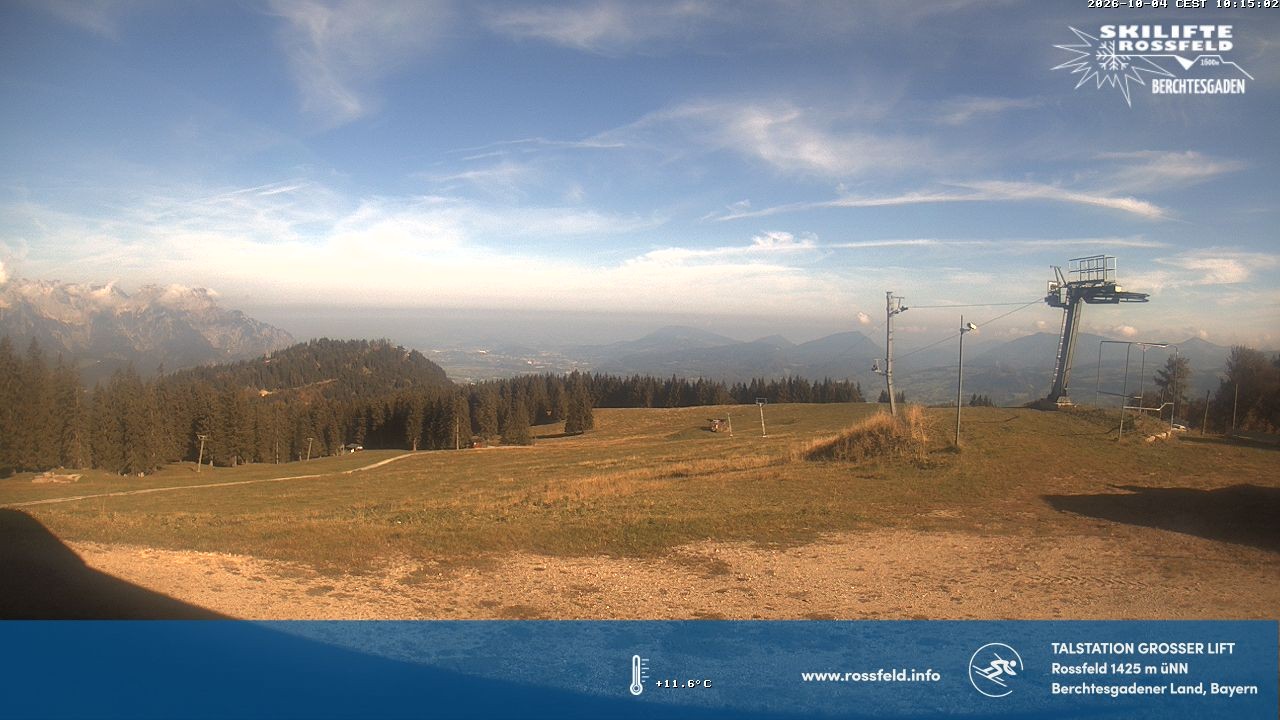 Archiv Foto Webcam Skigebiet Rossfeld: Großer Lift