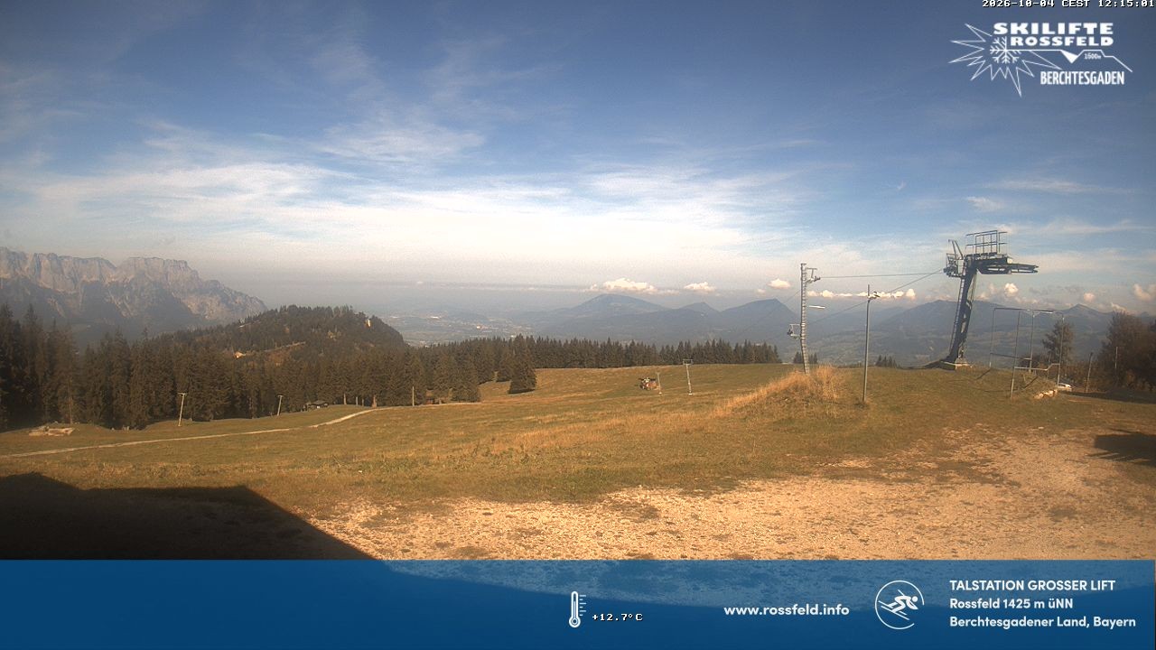 Archiv Foto Webcam Skigebiet Rossfeld: Großer Lift