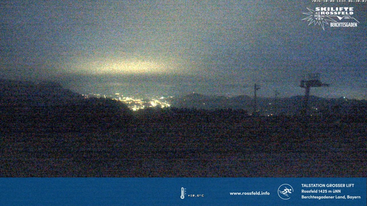 Archiv Foto Webcam Skigebiet Rossfeld: Großer Lift