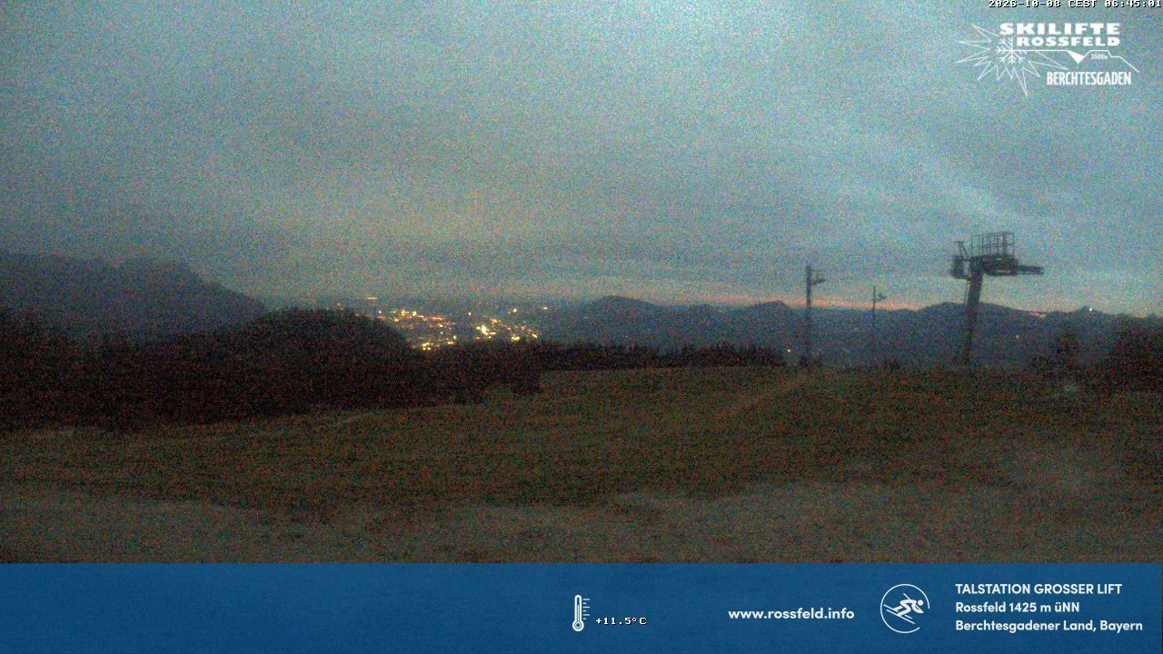 Archiv Foto Webcam Skigebiet Rossfeld: Großer Lift