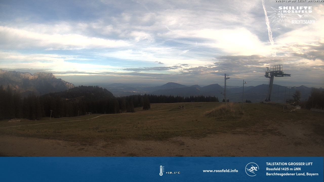 Archiv Foto Webcam Skigebiet Rossfeld: Großer Lift