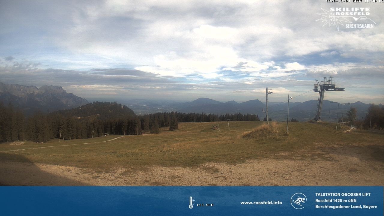 Archiv Foto Webcam Skigebiet Rossfeld: Großer Lift