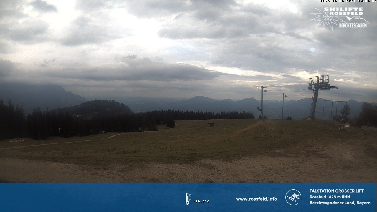 Archiv Foto Webcam Skigebiet Rossfeld: Großer Lift