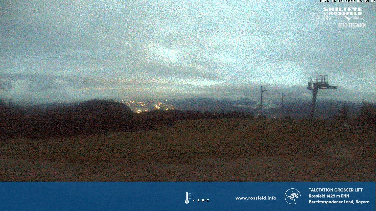 Archiv Foto Webcam Skigebiet Rossfeld: Großer Lift