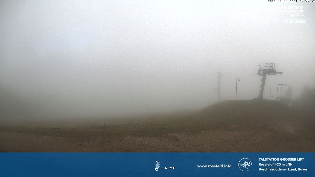 Archiv Foto Webcam Skigebiet Rossfeld: Großer Lift