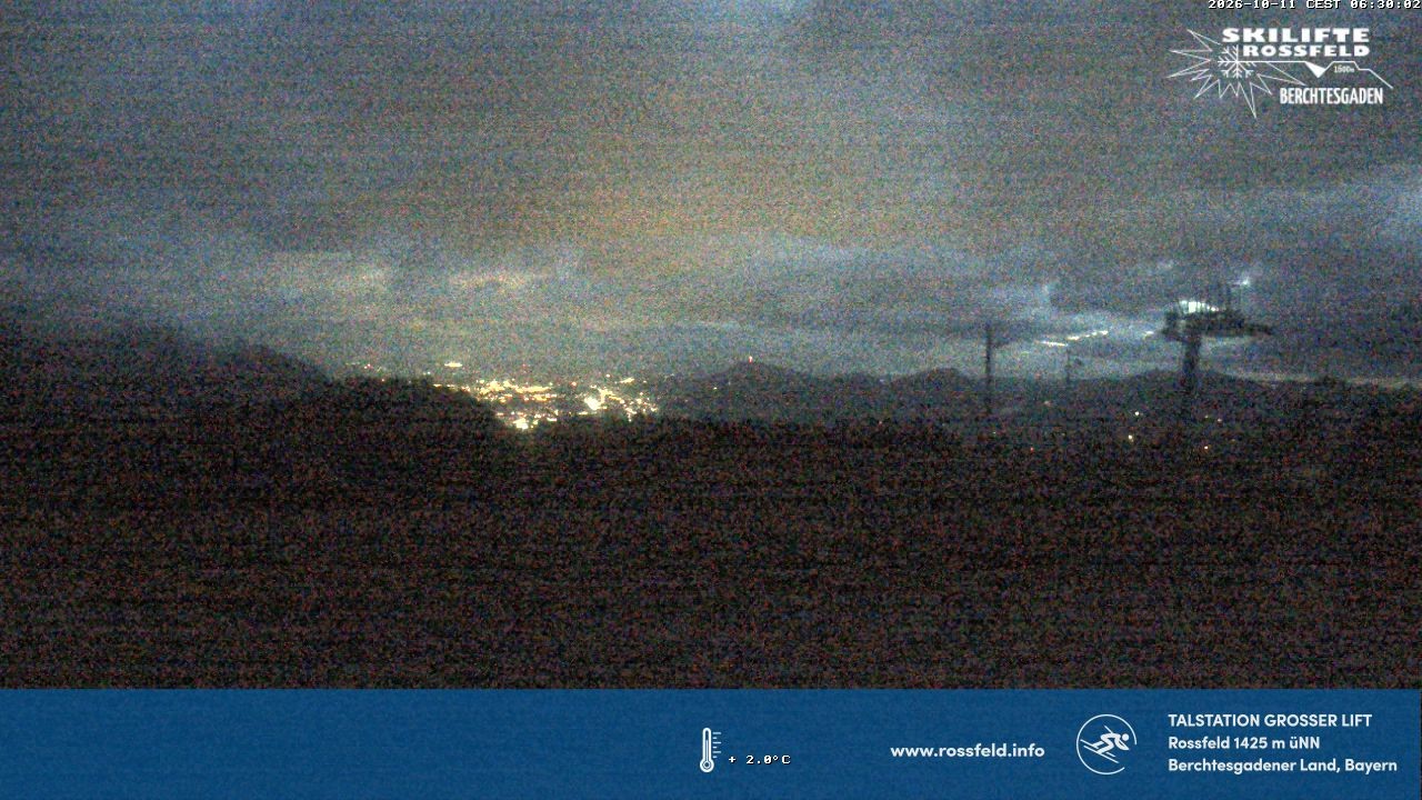 Archived image Webcam Rossfeld ski resort: Großer lift T-Bar