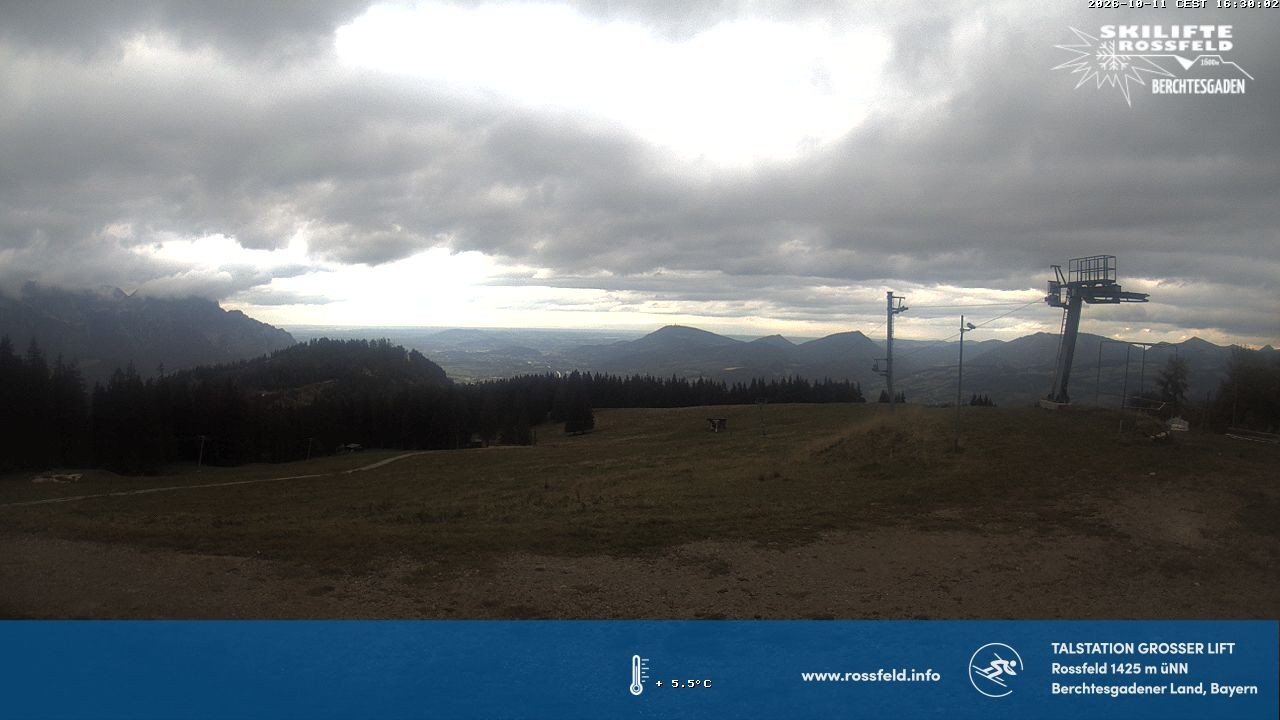 Archived image Webcam Rossfeld ski resort: Großer lift T-Bar