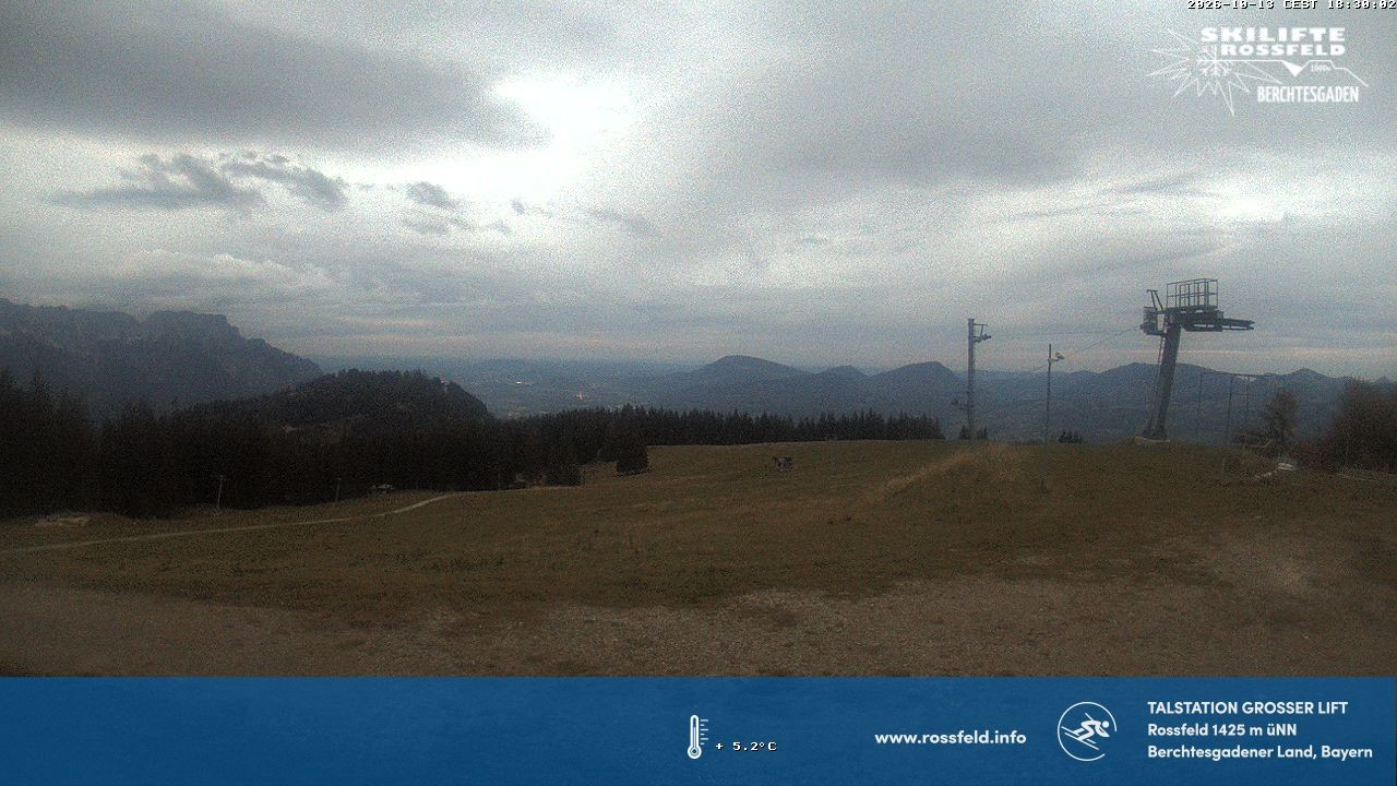 Archiv Foto Webcam Skigebiet Rossfeld: Großer Lift