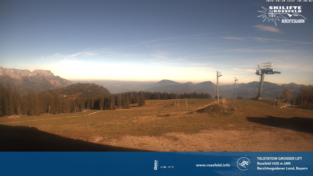 Archiv Foto Webcam Skigebiet Rossfeld: Großer Lift