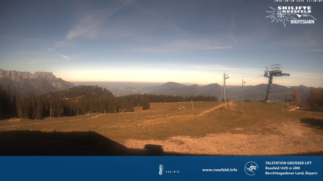 Archiv Foto Webcam Skigebiet Rossfeld: Großer Lift