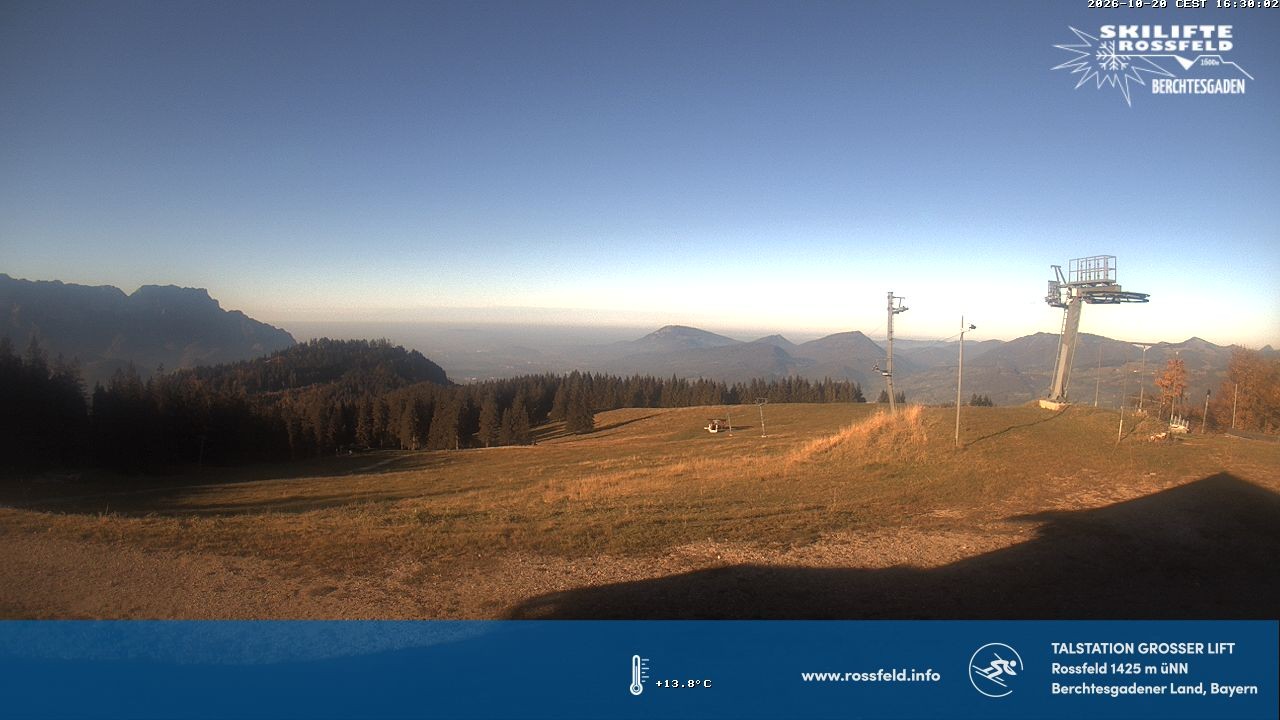 Archiv Foto Webcam Skigebiet Rossfeld: Großer Lift