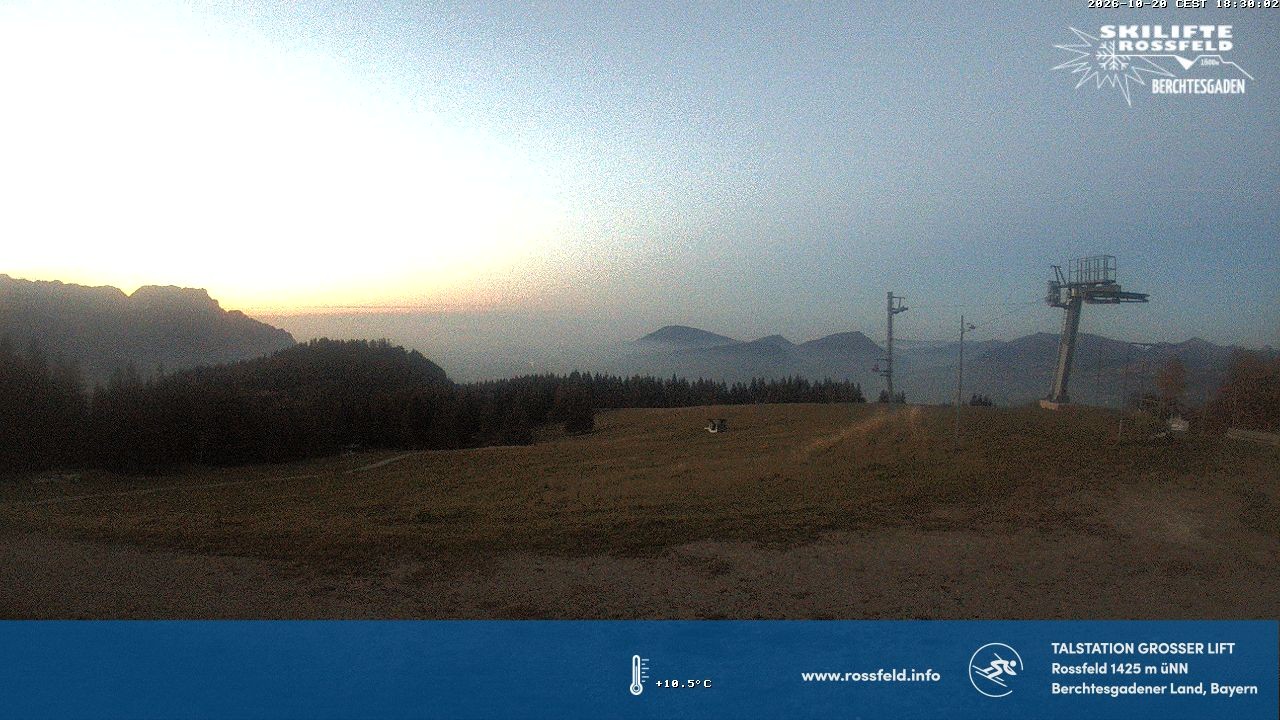 Archived image Webcam Rossfeld ski resort: Großer lift T-Bar