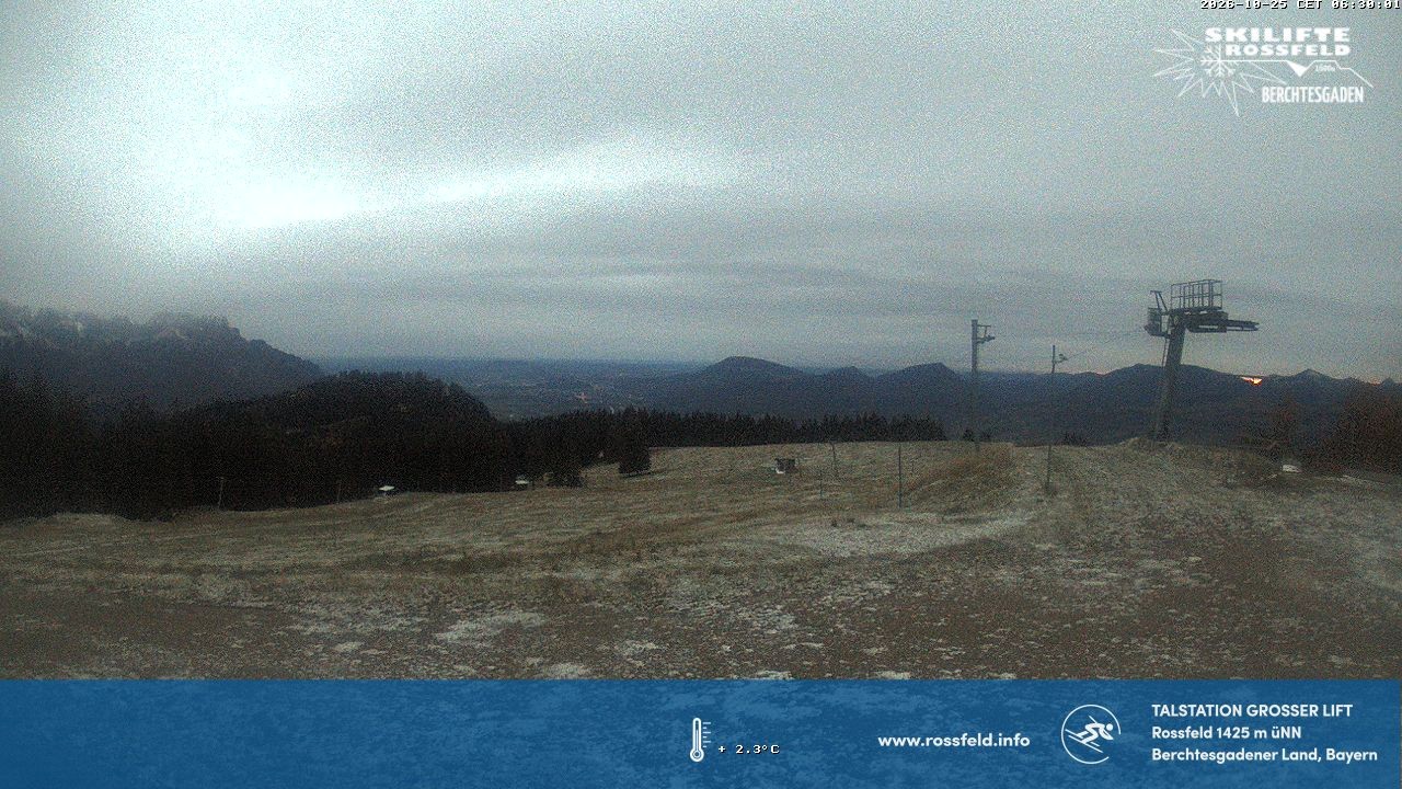 Archiv Foto Webcam Skigebiet Rossfeld: Großer Lift