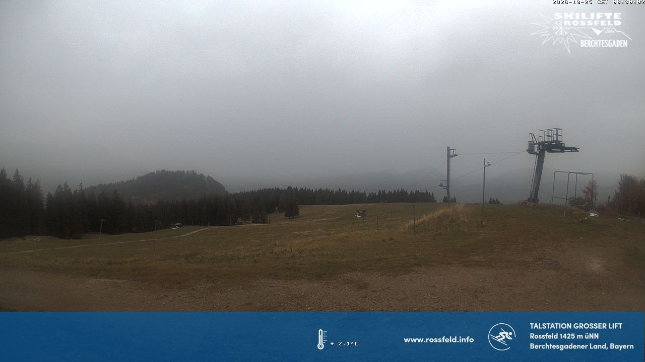 Archiv Foto Webcam Skigebiet Rossfeld: Großer Lift