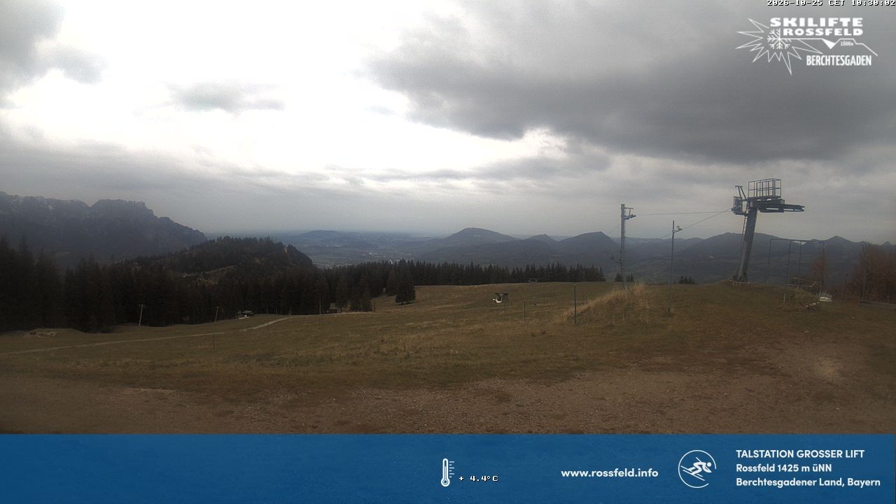 Archiv Foto Webcam Skigebiet Rossfeld: Großer Lift