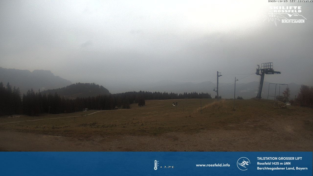 Archiv Foto Webcam Skigebiet Rossfeld: Großer Lift