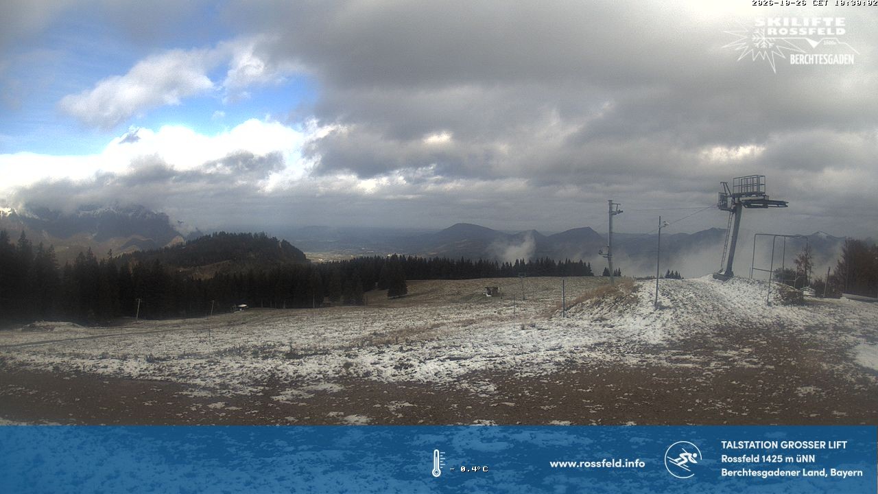 Archiv Foto Webcam Skigebiet Rossfeld: Großer Lift