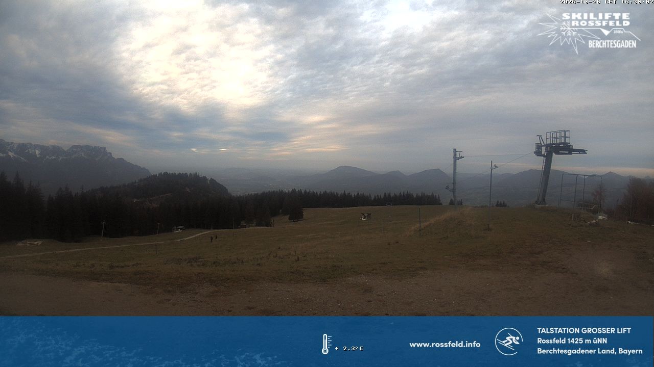Archiv Foto Webcam Skigebiet Rossfeld: Großer Lift