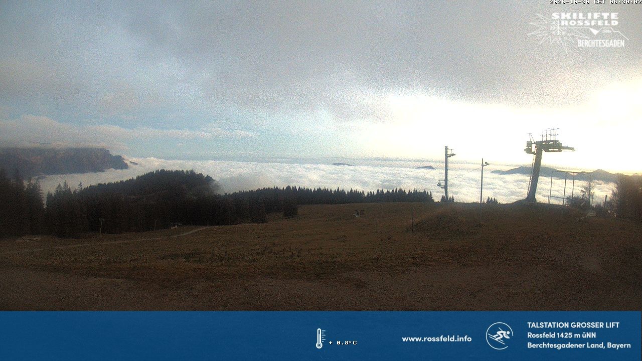 Archiv Foto Webcam Skigebiet Rossfeld: Großer Lift