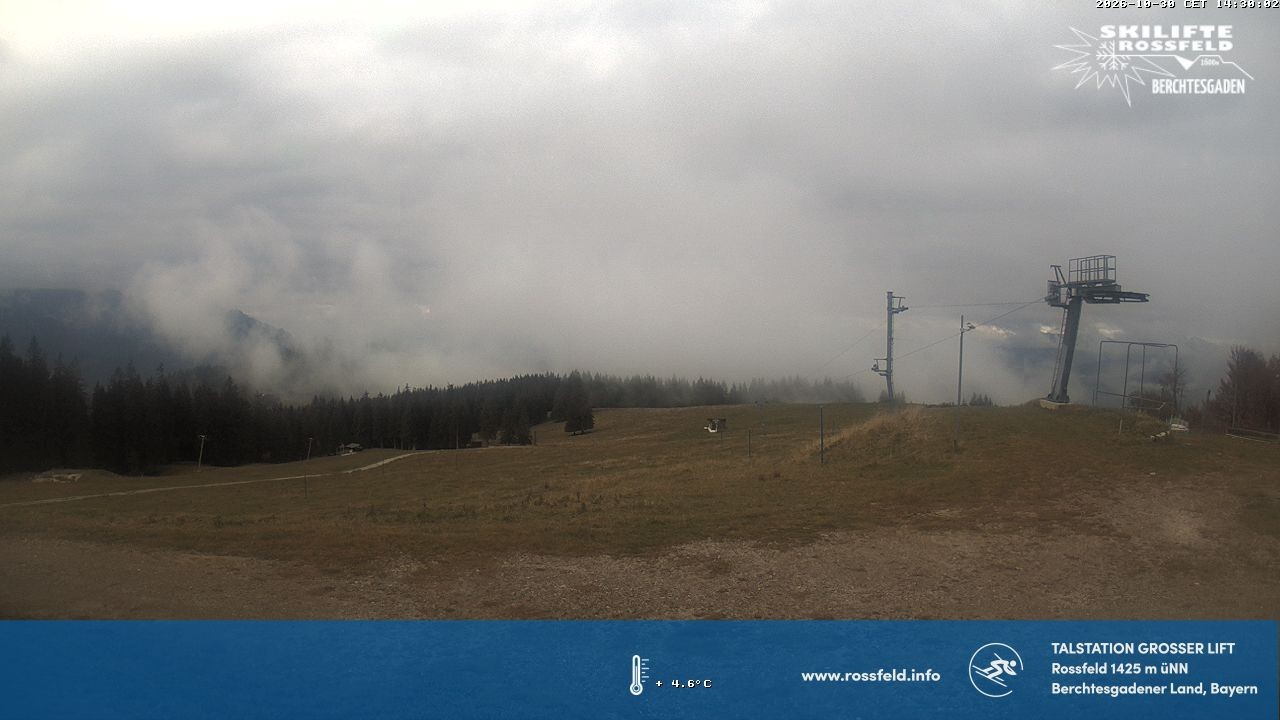 Archiv Foto Webcam Skigebiet Rossfeld: Großer Lift
