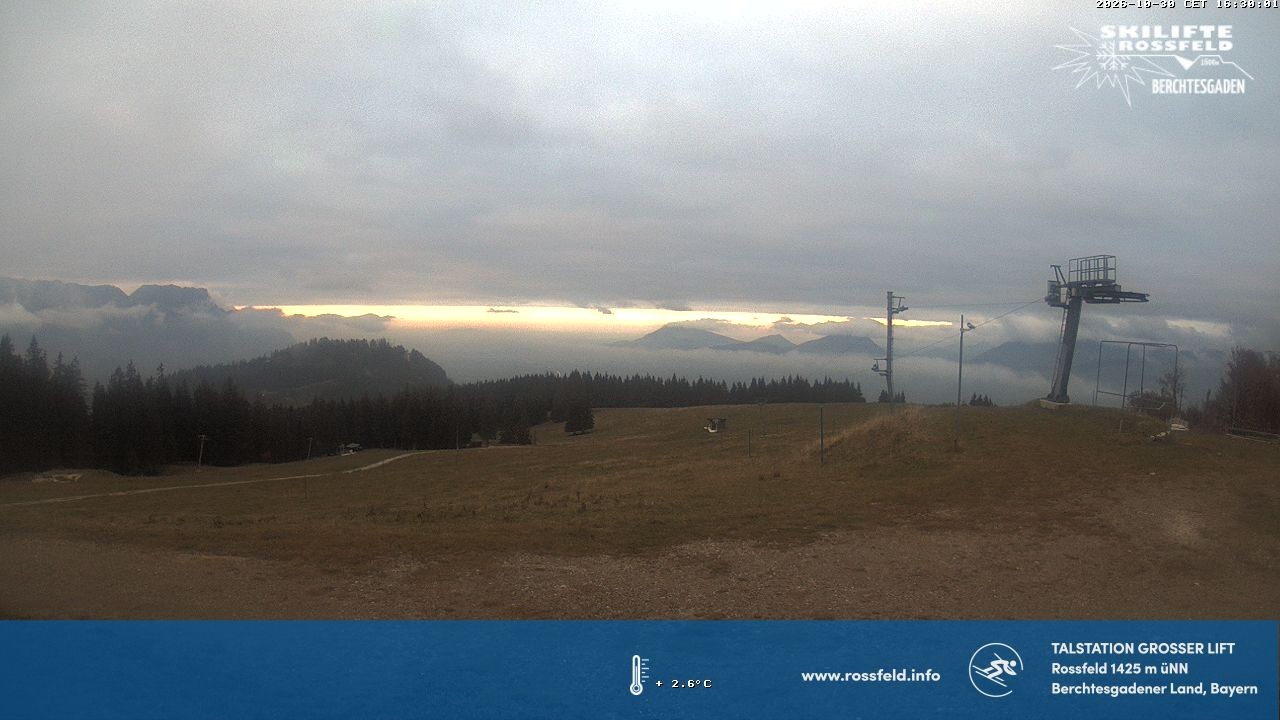 Archiv Foto Webcam Skigebiet Rossfeld: Großer Lift