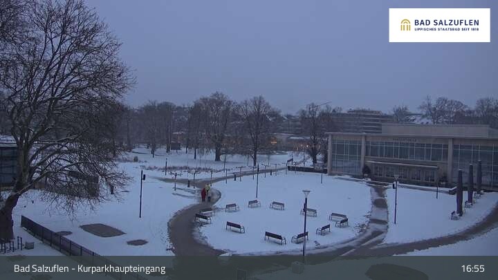 Archiv Foto Webcam Bad Salzuflen - Kurparkhaupteingang