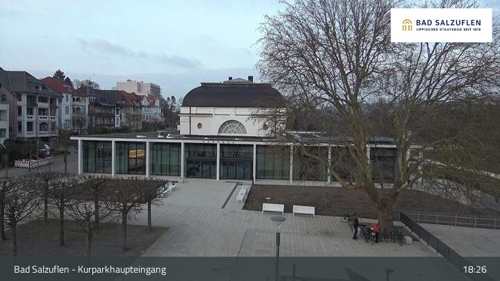 Archiv Foto Webcam Bad Salzuflen - Kurparkhaupteingang