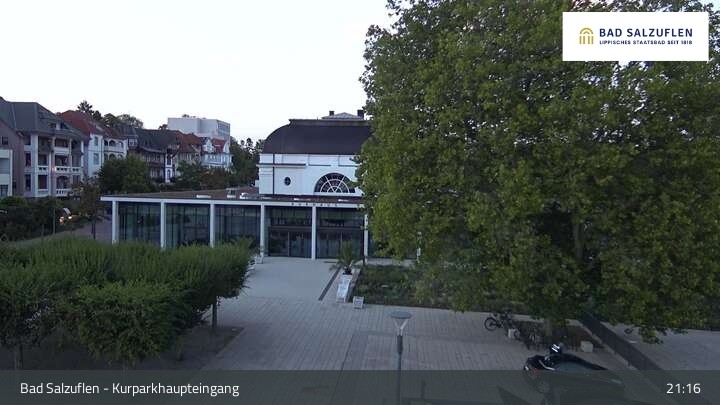 Archiv Foto Webcam Bad Salzuflen - Kurparkhaupteingang