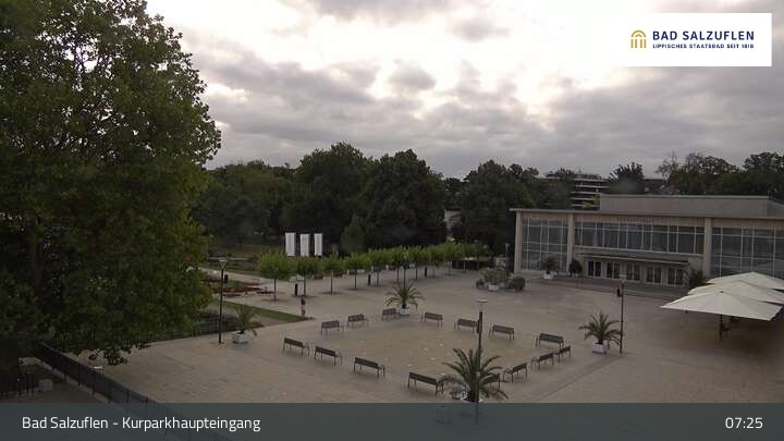 Archiv Foto Webcam Bad Salzuflen - Kurparkhaupteingang
