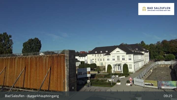 Archiv Foto Webcam Bad Salzuflen - Kurparkhaupteingang