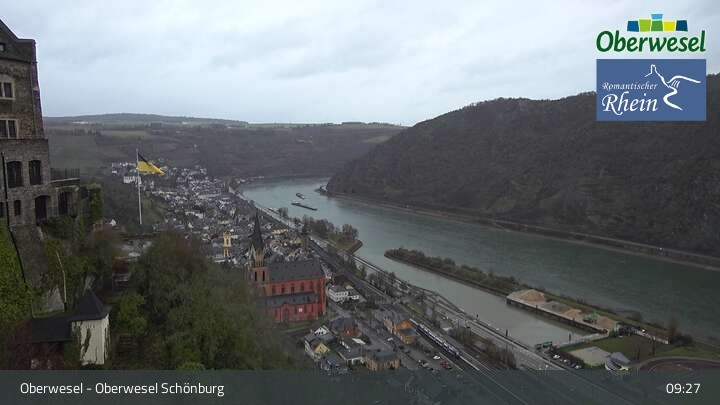 Archiv Foto Webcam Oberwesel Schönburg