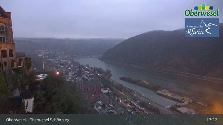 Archiv Foto Webcam Oberwesel Schönburg
