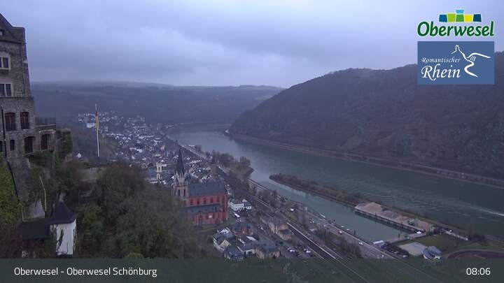 Archiv Foto Webcam Oberwesel Schönburg