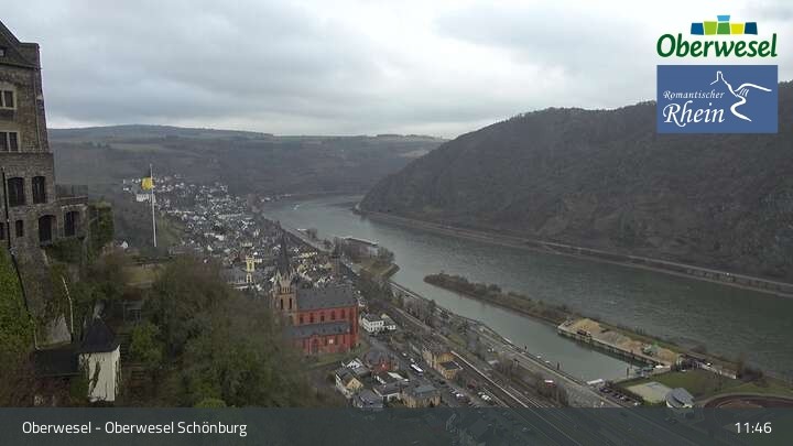 Archiv Foto Webcam Oberwesel Schönburg
