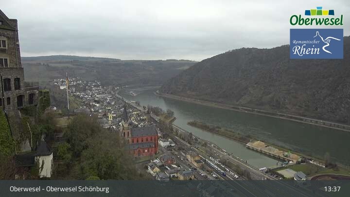 Archiv Foto Webcam Oberwesel Schönburg