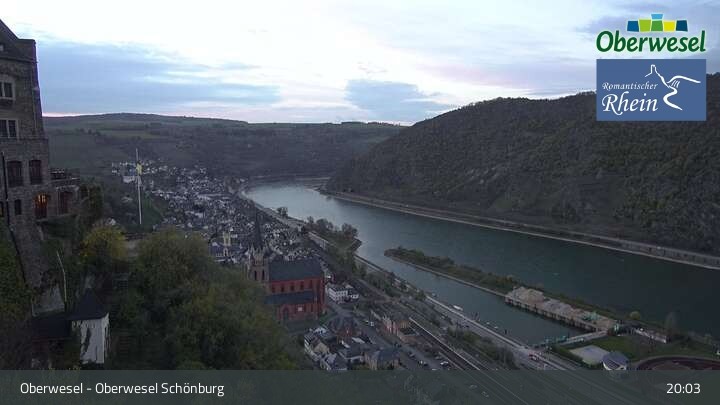 Archiv Foto Webcam Oberwesel Schönburg