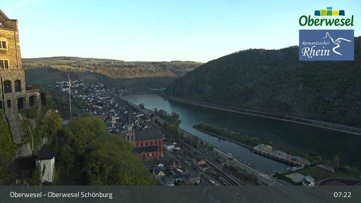 Archiv Foto Webcam Oberwesel Schönburg