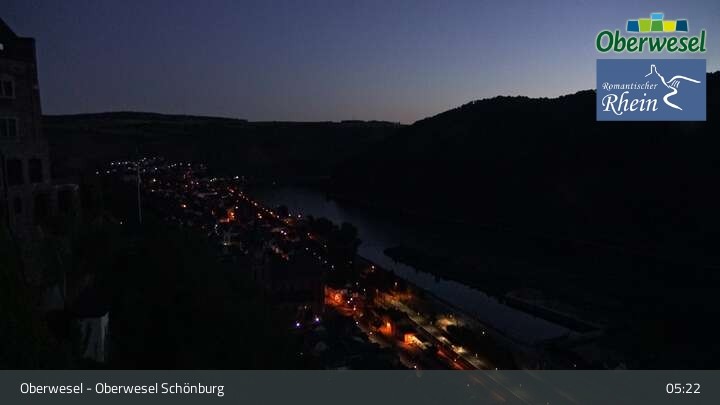 Archiv Foto Webcam Oberwesel Schönburg