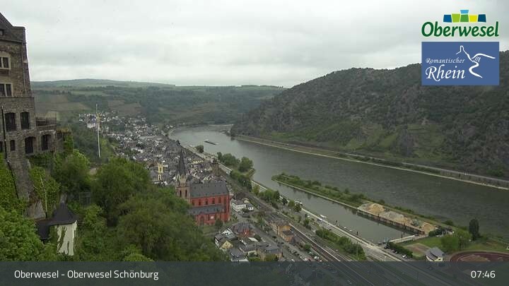 Archiv Foto Webcam Oberwesel Schönburg