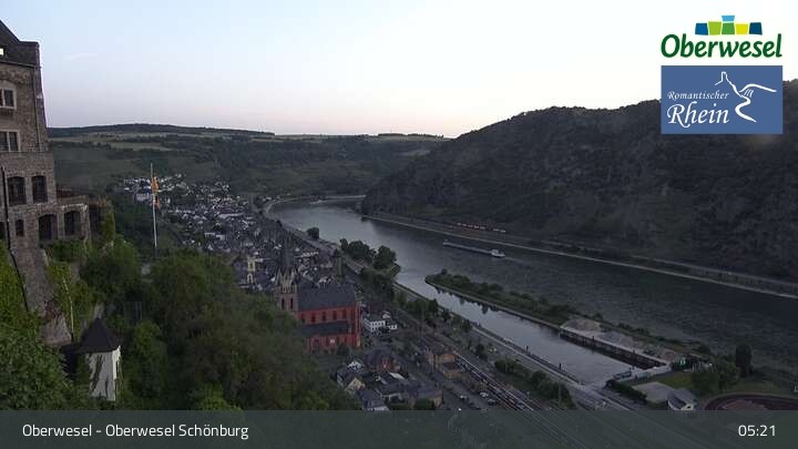 Archiv Foto Webcam Oberwesel Schönburg
