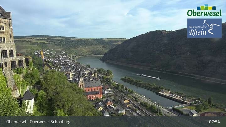 Archiv Foto Webcam Oberwesel Schönburg